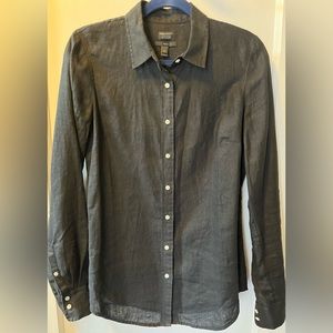 Irish linen Baird McNutt for J Crew long sleeve shirt